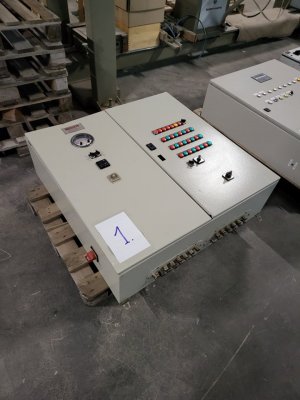 Electrical cabinets with partial equipment (used)