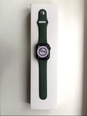 Apple watch series 7 green aluminium 45mm