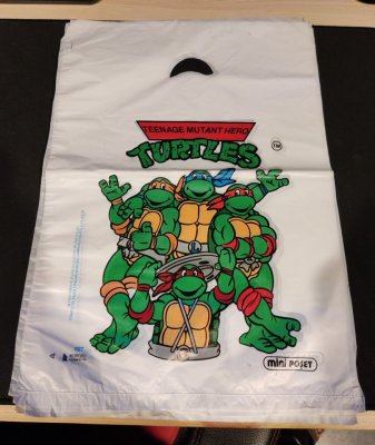 Пластиковые пакеты TURTLES (1992г.)